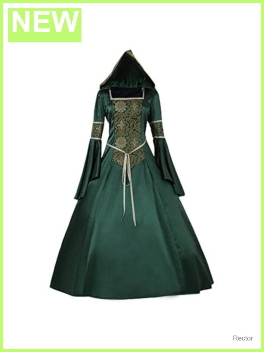 Medieval Hooded Victorian Costume Dress Cosplay Women